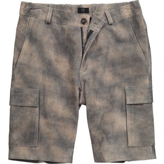 JP1880 Shorts Bermuda Traditional Cowhide Graphite Grey - Herrenshorts - Herrenshorts in großen Größen