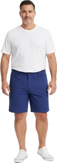 Dobsom Nebraska Kurze Hose Blau - Herrenshorts - Herrenshorts in großen Größen