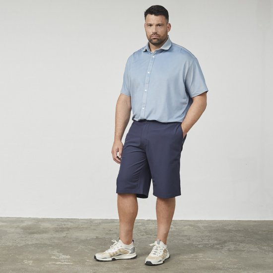 North Latitude Cool Effect Comfort Fit Shorts Blue - Herrenshorts - Herrenshorts in großen Größen