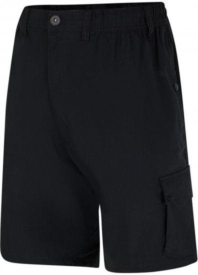 Espionage ST066 Stretch Poplin Cargo Shorts Black - Herrenshorts - Herrenshorts in großen Größen