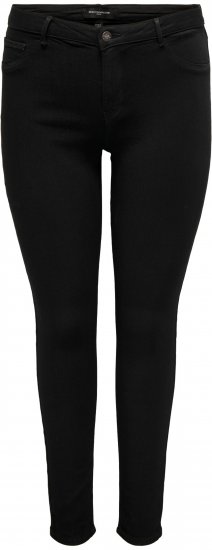 Only Carmakoma Thunder Life Skinny Fit Jeans Black - Skinny - 