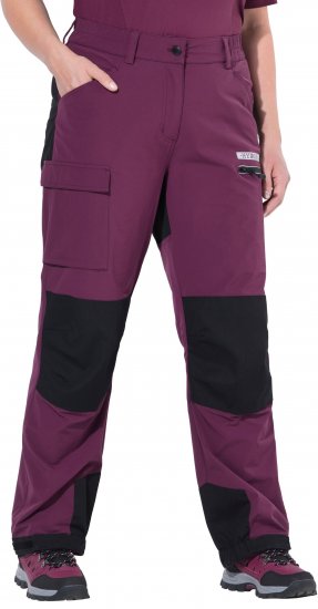 Ulla Popken HYPRAR Multifunctional Durable Inset Trekking Pants Dark Cherry Dark Cherry - Jeans & Hosen in Großen Größen – Plus Size - 