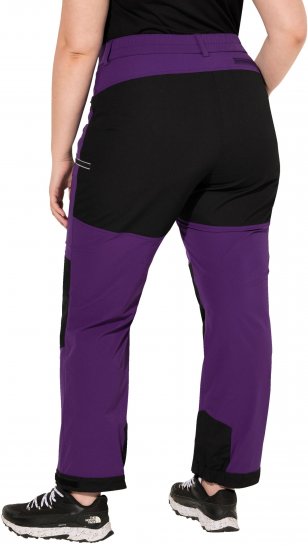 Ulla Popken HYPRAR Multifunctional Durable Inset Trekking Pants Plum - Jeans & Hosen in Großen Größen – Plus Size - 