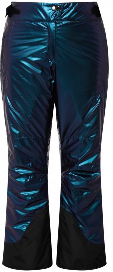 Ulla Popken Ski Pants Water-Repellent Mother-Of-Pearl Velcro Closure Snow Gaiter Blue - Jeans & Hosen in Großen Größen – Plus Size - 