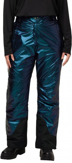 Ulla Popken Ski Pants Water-Repellent MBlue-Of-Pearl Velcro Closure Snow Gaiter Blue - Jeans & Hosen in Großen Größen – Plus Size - 