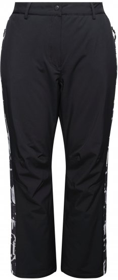Ulla Popken Hyprar Functional Trousers Waterproof Velcro Closure Snow Gaiter Black - Jeans & Hosen in Großen Größen – Plus Size - 