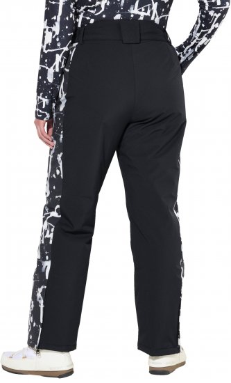 Ulla Popken Hyprar Functional Trousers Waterproof Velcro Closure Snow Gaiter Black - Jeans & Hosen in Großen Größen – Plus Size - 