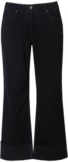 Ulla Popken Flared Leg Jeans Black - Jeans & Hosen in Großen Größen – Plus Size - 
