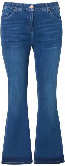 Ulla Popken Stretch Fit Bootcut Jeans Blue Denim - Jeans & Hosen in Großen Größen – Plus Size - 