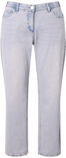 Ulla Popken Dyed Stretch Fit Boyfriend Jeans Light Light Blue Denim - Jeans & Hosen in Großen Größen – Plus Size - 