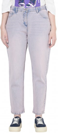 Ulla Popken Dyed Stretch Fit Boyfriend Jeans Light Light Blue Denim - Jeans & Hosen in Großen Größen – Plus Size - 