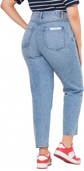 Ulla Popken Lyocell Blend Stretch Fit Jeans Mid Blue Denim - Jeans & Hosen in Großen Größen – Plus Size - 