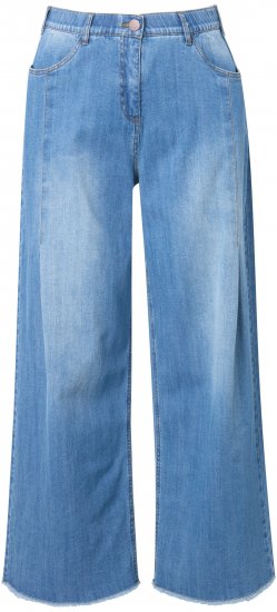 Ulla Popken Extra Wide Leg Stretch Fit Jeans Light Blue - Jeans & Hosen in Großen Größen – Plus Size - 