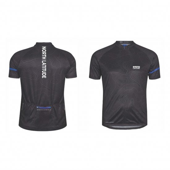 North Latitude Cycling Shirt Black - Fahrradbekleidung - 