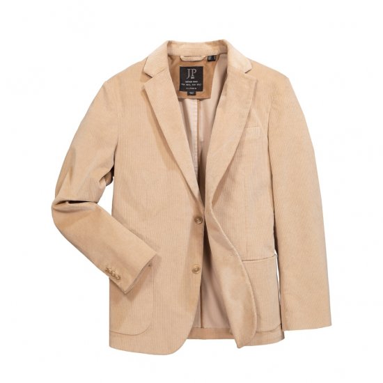 JP1880 Suit Jacket Corduroy Business Sand - Herrenanzüge und -blazer - Herrenanzüge und -blazer in großen Größen