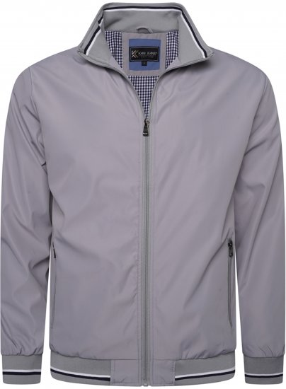 Kam jeans 444 Premium Harrington Jacket Silver - Herren jacken - Herren Jacken in großen Größen