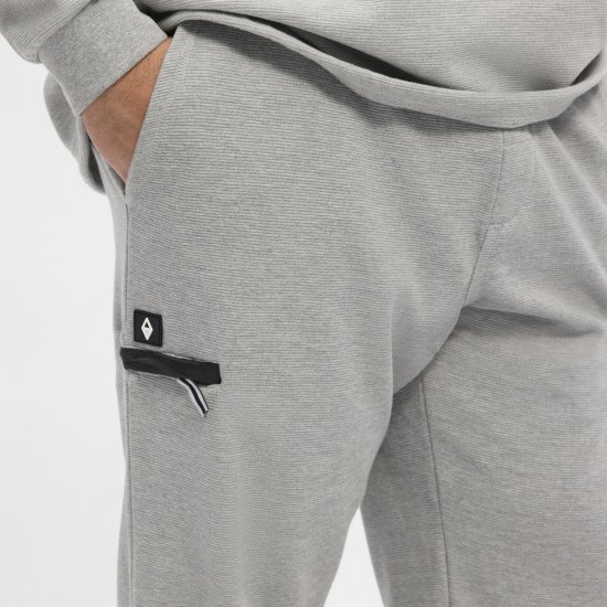 North Latitude Ottoman Sweatpants Mid Grey - Jogginghosen für herren - Jogginghosen für Herren in großen Größen