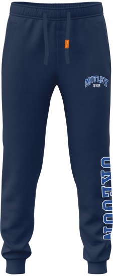 Motley Denim Munich Sweatpants Navy - Jogginghosen für Herren in großen Größen - Jogginghosen für Herren in großen Größen