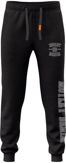Motley Denim Parma Sweatpants Black - Jogginghosen für herren - Jogginghosen für Herren in großen Größen