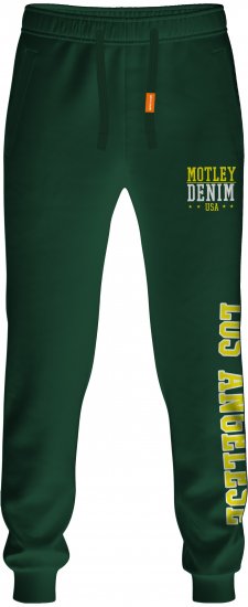 Motley Denim Pisa Sweatpants Racing Green - Jogginghosen für herren - Jogginghosen für Herren in großen Größen