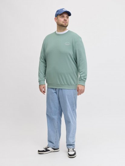 Jack & Jones Brandon Sweatshirt Turquoise - Herren-sweater und -hoodies - Herren-Sweater und -Hoodies in großen Größen