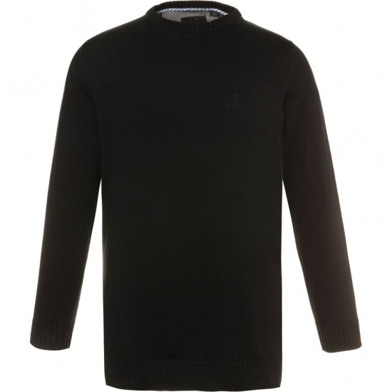 JP1880 Pullover Sweater Black TALL - HERRENBEKLEIDUNG MT-6XLT - Langgrößen für Herren