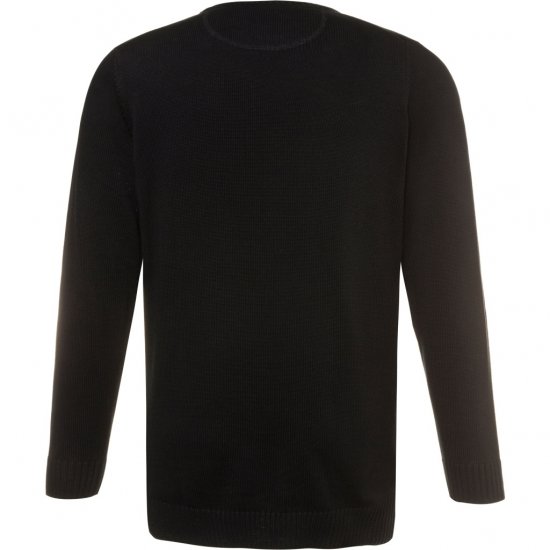 JP1880 Pullover Sweater Black TALL - HERRENBEKLEIDUNG MT-6XLT - Langgrößen für Herren