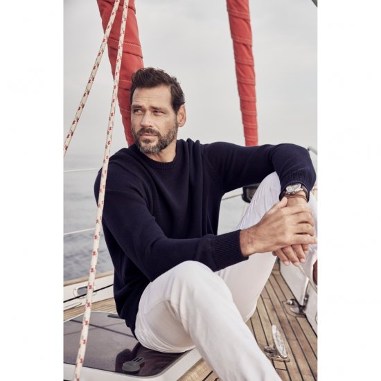 JP1880 Pullover Sweater Dark Navy TALL - HERRENBEKLEIDUNG MT-6XLT - Langgrößen für Herren