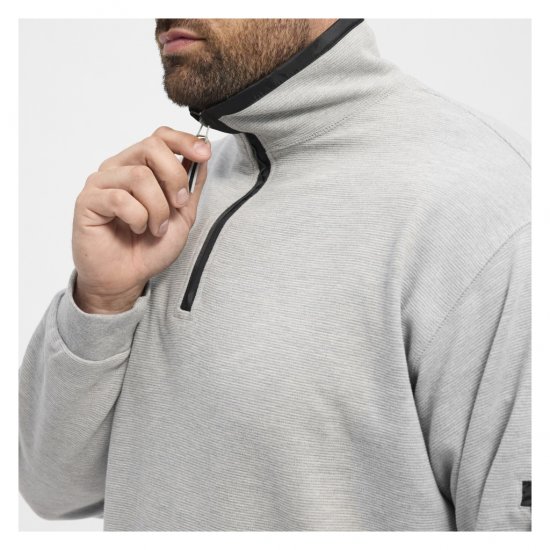 North Latitude Ottoman Sweatshirt Mid Grey - Herren-sweater und -hoodies - Herren-Sweater und -Hoodies in großen Größen