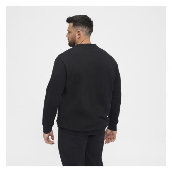 North Latitude Crew Neck Sweatshirt Black - Herren-sweater und -hoodies - Herren-Sweater und -Hoodies in großen Größen