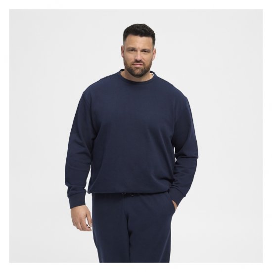 North Latitude Crew Neck Sweatshirt Navy - Herren-sweater und -hoodies - Herren-Sweater und -Hoodies in großen Größen