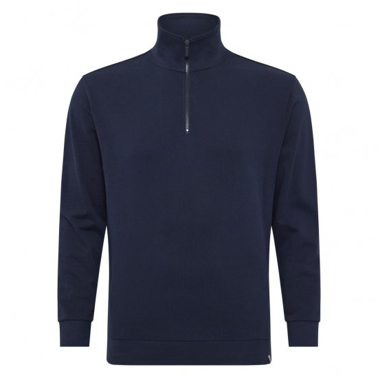 North Latitude Half-Zip Sweatshirt Navy Blue - Herren-sweater und -hoodies - Herren-Sweater und -Hoodies in großen Größen