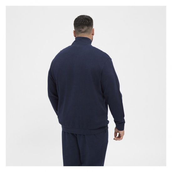 North Latitude Half-Zip Sweatshirt Navy Blue - Herren-sweater und -hoodies - Herren-Sweater und -Hoodies in großen Größen