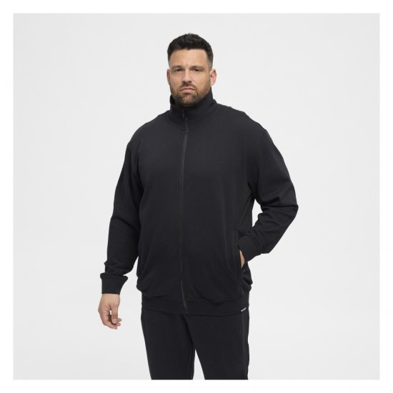 North Latitude Full-Zip Sweatshirt Black - Herren-sweater und -hoodies - Herren-Sweater und -Hoodies in großen Größen