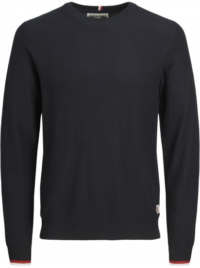 Jack & Jones Logan Spring Knitted Pullover Navy - Herren-sweater und -hoodies - Herren-Sweater und -Hoodies in großen Größen