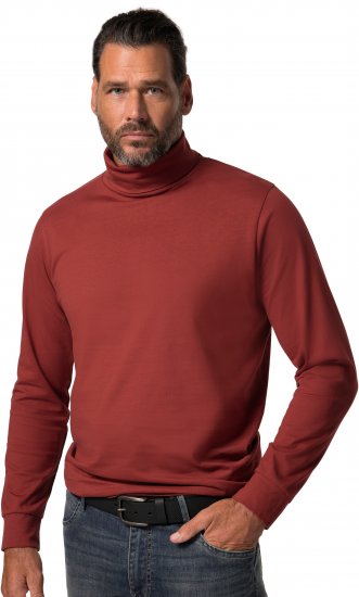 JP1880 Turtleneck Sweatshirt Red - Herren-sweater und -hoodies - Herren-Sweater und -Hoodies in großen Größen