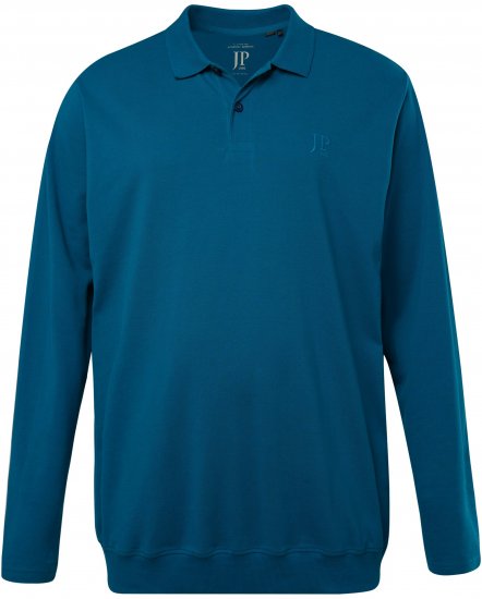 JP1880 Polo Shirt Long Sleeve Blue - Polo-shirts für herren - Polo-Shirts für Herren in großen Größen