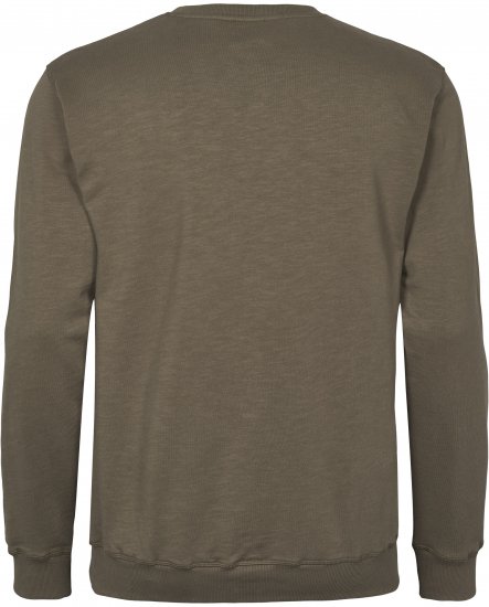 North Latitude Denim Logo Sweatshirt Dusty Olive Green TALL - TALL sweatshirts - TALL Sweatshirts mit Extralänge