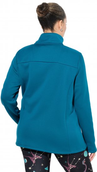 Ulla Popken Quick Drying Athletic Jacket Dark Petrol - Hoodies & Sweatshirts - 