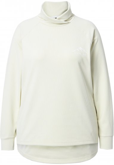 Ulla Popken Antibacterial Sporty Fit Sweatshirt Taupe - Hoodies & Sweatshirts - 