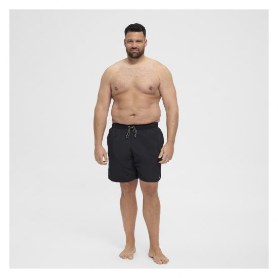 North Latitude Swimshorts Black - Herrenunterwäsche & bademode - Herrenunterwäsche & Bademode in großen Größen