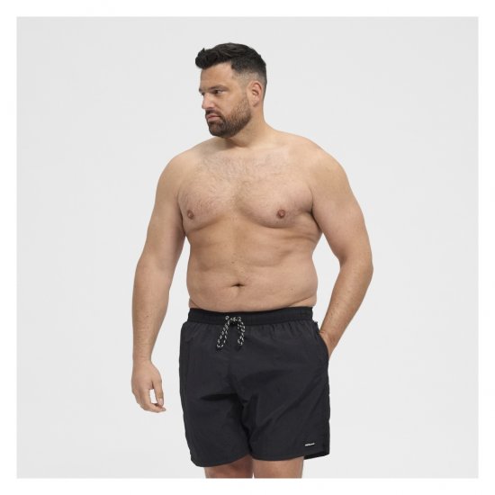North Latitude Swimshorts Black - Herrenunterwäsche & bademode - Herrenunterwäsche & Bademode in großen Größen