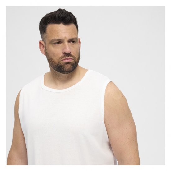 North Latitude Tanktop White - Ärmellose T-shirts/Tank-tops für herren - Ärmellose T-Shirts/Tank Tops