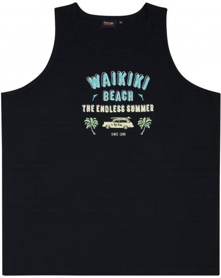Espionage T405 Waikiki Tanktop Navy - Ärmellose T-shirts/Tank-tops für herren - Ärmellose T-Shirts/Tank Tops