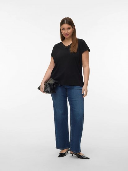 Vero Moda Bella Lace Top Black - Tops - 