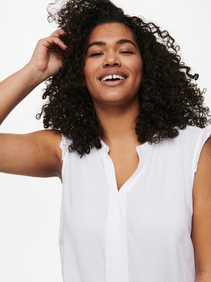 Only Carmakoma Mumi Top White - Tops - 