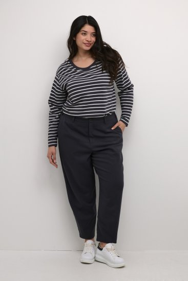 Kaffe Curve Merla Hose Schwarz Oyster - Jeans & Hosen in Großen Größen – Plus Size - 