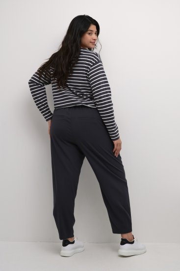 Kaffe Curve Merla Hose Schwarz Oyster - Jeans & Hosen in Großen Größen – Plus Size - 