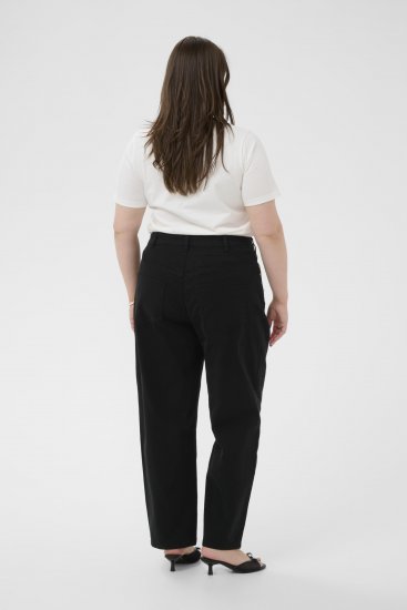 Kaffe Curve Brenn Barrel Twill Jeans Washed Black - Jeans - 