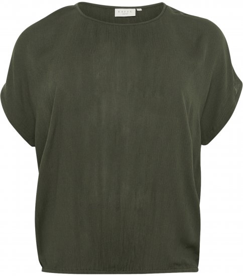 Kaffe Curve Ami Stanley Kurzarm Waldnacht - T-Shirts - 